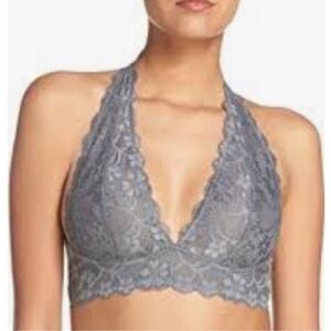 Free People Lace Halter Bralette
